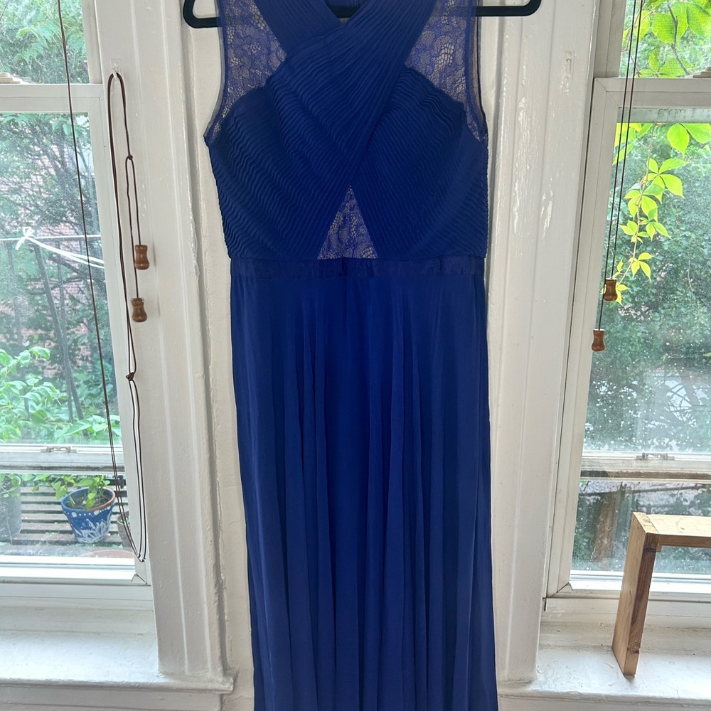 Bcbg Maxazria Deep Blue Gown
